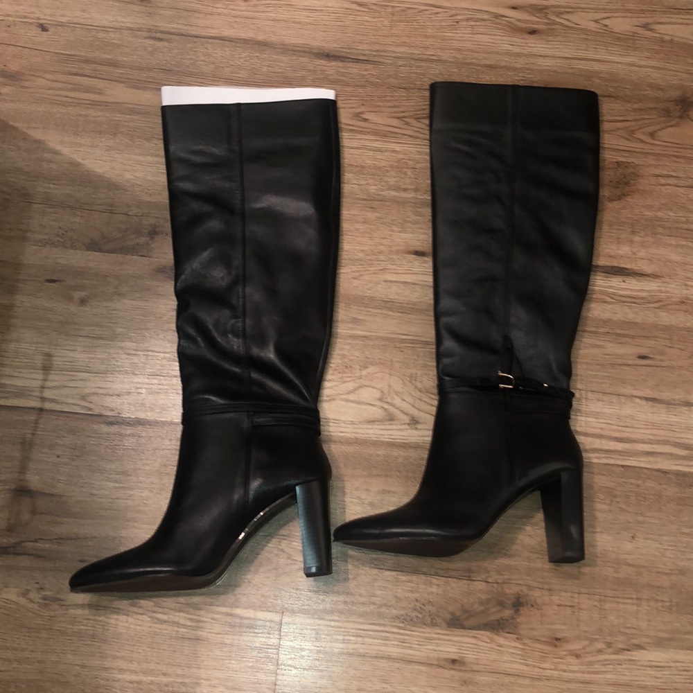 NEW!!Zara Tall 3.3” Heeled Knee Boots Size 42 - Picture 7 of 12